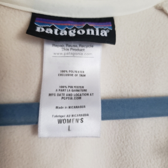 Patagonia polyester outer full zip jacket w fleece lining - Picture 2 of 7